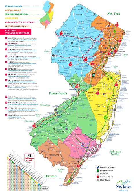 2 days ago · General Map of New Jersey, United States. The detailed map shows the US state of New Jersey with boundaries, the location of the state capital Trenton, major cities and populated places, rivers and lakes, …